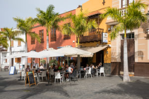 Bar Central at Plaza de los Remedios, Buenavista del Norte, Tenerife, Canary Islands, Spain Bar Central at Plaza de los Remedios, Buenavista del Norte, Tenerife, Canary Islands, Spain